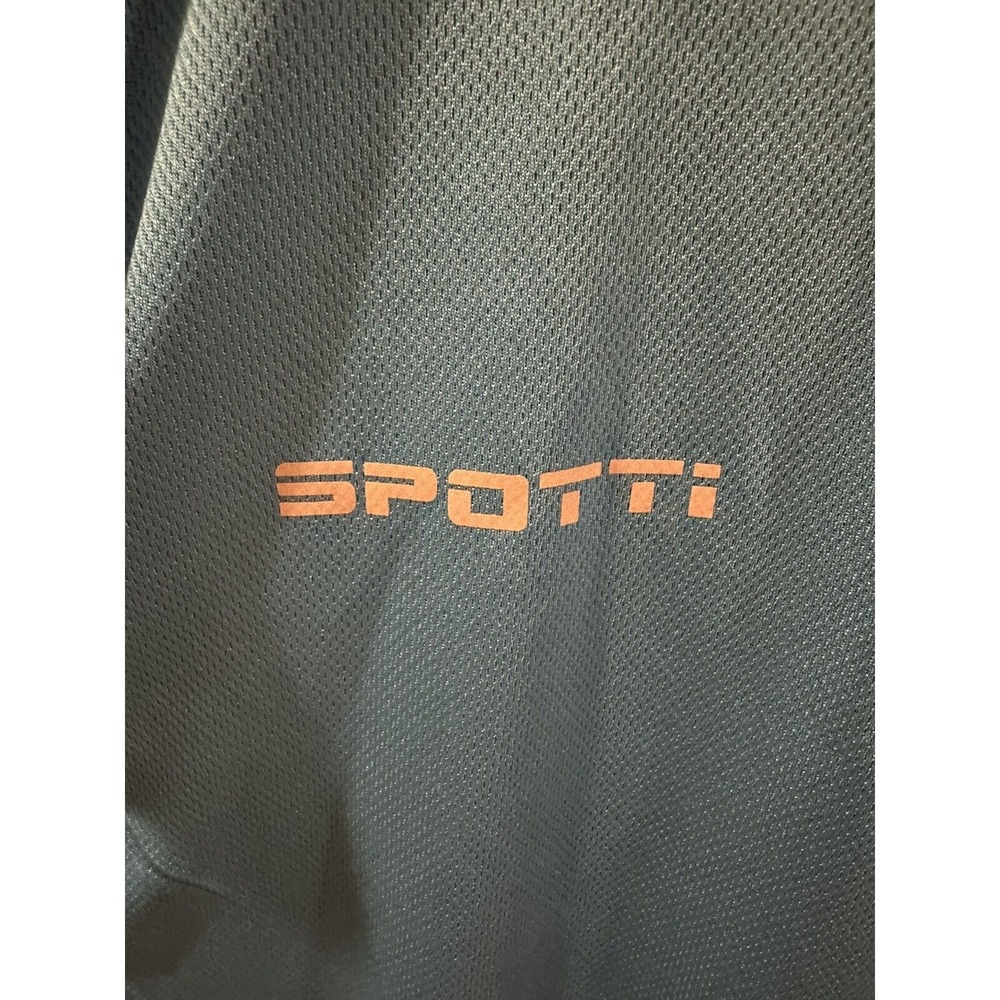 Spotti Men's Cycling Jersey Extra Large Blue 1/2 Zip Short Sleeve 3 Pockets‎ EUC - Picture 10 of 12